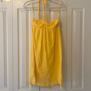 Loft size medium, yellow cotton dress